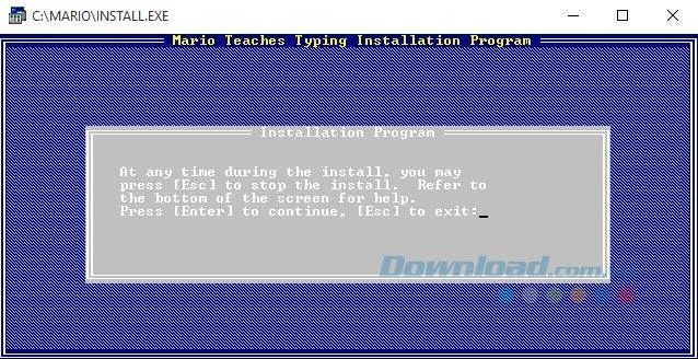 How to install Mario Teaches Typing on computers