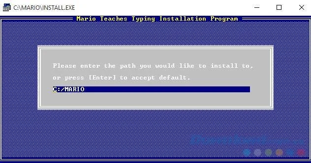 How to install Mario Teaches Typing on computers