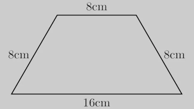 La fórmula para calcular el área de un trapezoide, la circunferencia de un trapezoide es completa, fácil de entender
