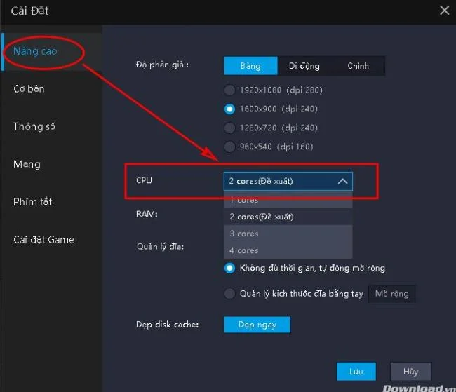 Cómo configurar CPU y RAM en el emulador LDPlayer