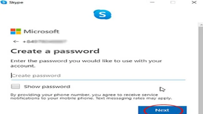 گذرواژه را برای حساب تنظیم کنید