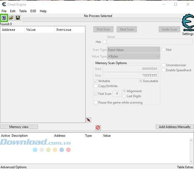 치트 엔진 8.0 - 게임 매개 변수를 변경하는 소프트웨어