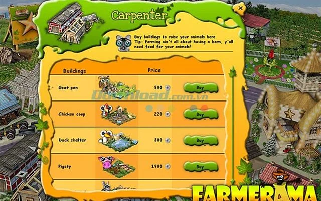 Farmerama 1.2.0 - Jeu de gestion de ferme pour PC
