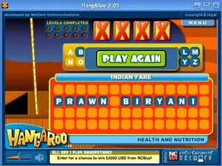 HangARoo - Juego de crucigramas
