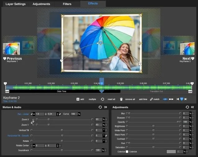Edição simples de efeitos fotográficos com ProShow Producer 10