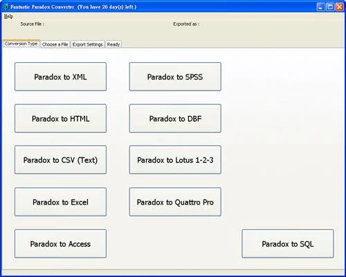 Fantastic Paradox Converter: convierte archivos de Paradox a Excel