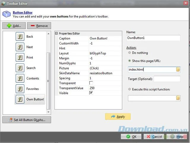 HTML Executable 4.7.1 - Convert web pages, pdf files to exe files
