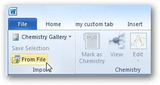 Chem4Word - Chemie-Add-In für Word 3.0.34 - Software zum Schreiben chemischer Formeln in Word