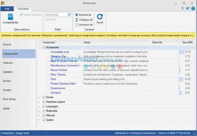 NTLite 1.9.0.7501 - Passen Sie die ISO-Datei für die Windows-Installation an