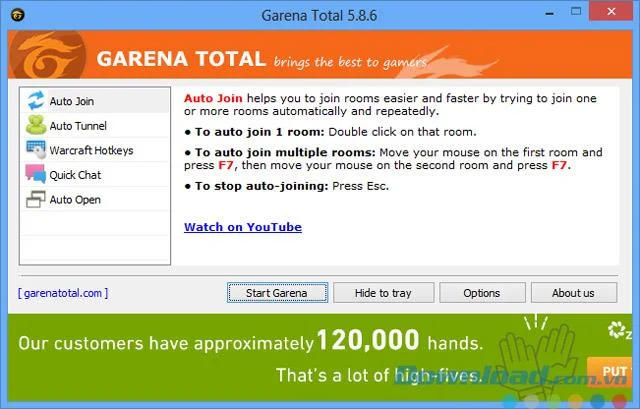 Garena Total 5.9.2 - Garena-Spielunterstützungstool