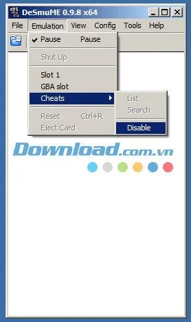 Codici cheat in DeSmuME 0.9.12