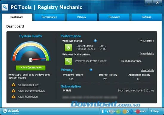 PC Tools Registry Mechanic 2024 - Optimización del rendimiento de la PC