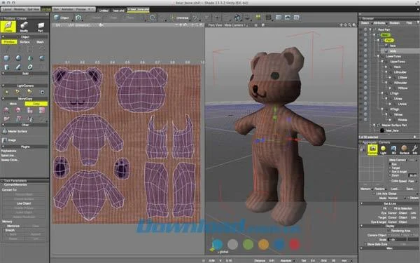 Shade 3D pour Unity pour Mac 13.2.7 - Rendu 3D pour les jeux sur Mac