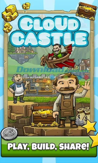 Cloud Castle: Build Kingdoms para Android - Juego para construir un castillo en Android