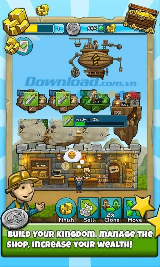 Cloud Castle: Build Kingdoms para Android - Juego para construir un castillo en Android
