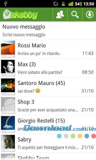 Free SMS Skebby para Android - Envía SMS gratis a Android