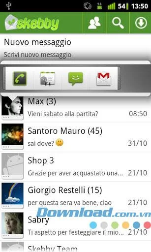 Free SMS Skebby para Android - Envía SMS gratis a Android
