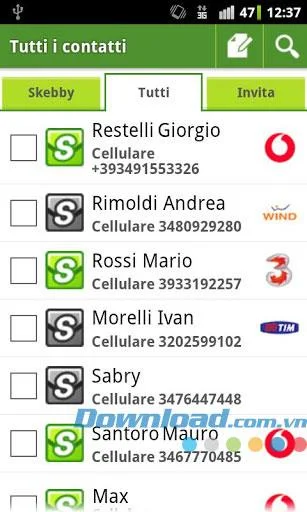 Free SMS Skebby para Android - Envía SMS gratis a Android