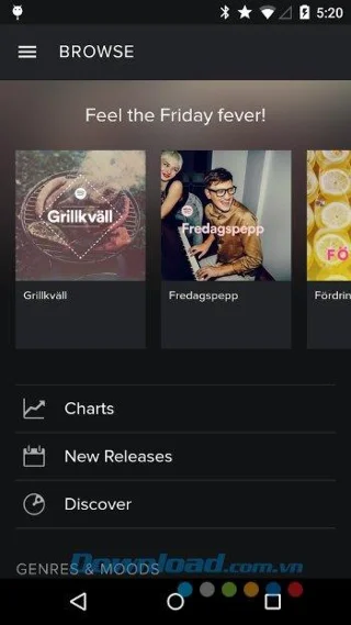 Spotify für Android - Hören Sie Musik online auf Android