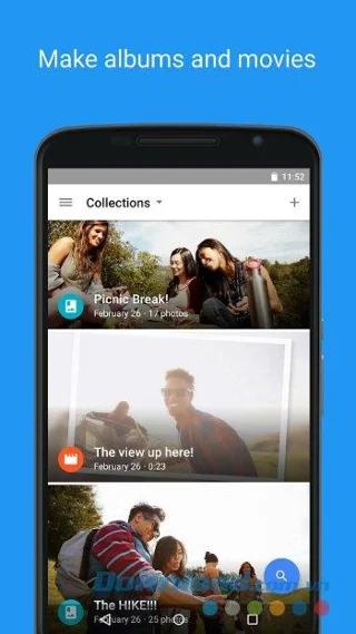 Android用Googleフォトのバックアップ