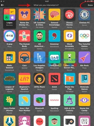 QuizUp para iOS