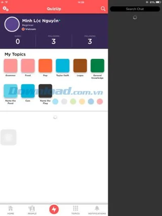 QuizUp para iOS