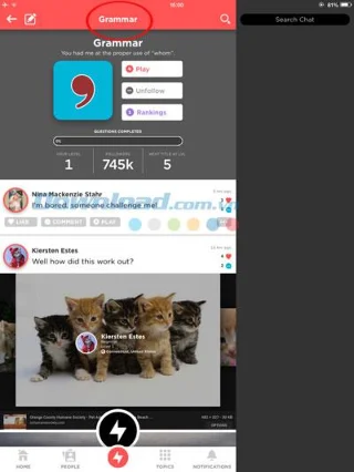 QuizUp para iOS