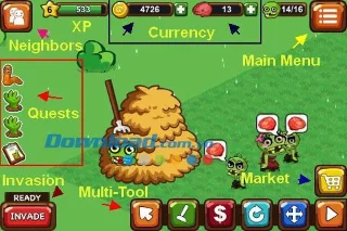 Zombie Farm 2 for iOS - Zombie farm game for iPhone / iPad