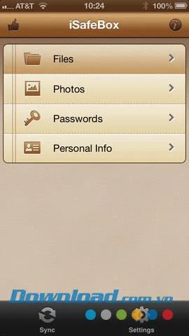 iSafeBox per iOS 2.0 - Proteggi file, foto su iPhone / iPad