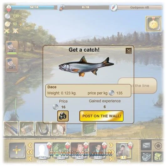 Gone Fishing - Juego de pesca en Facebook