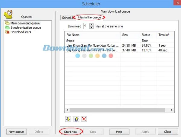 Internet DownloadManagerを使用してシャットダウンをスケジュールする方法