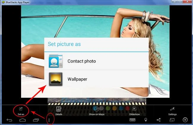 Cómo traer fotos, datos de su computadora a BlueStacks