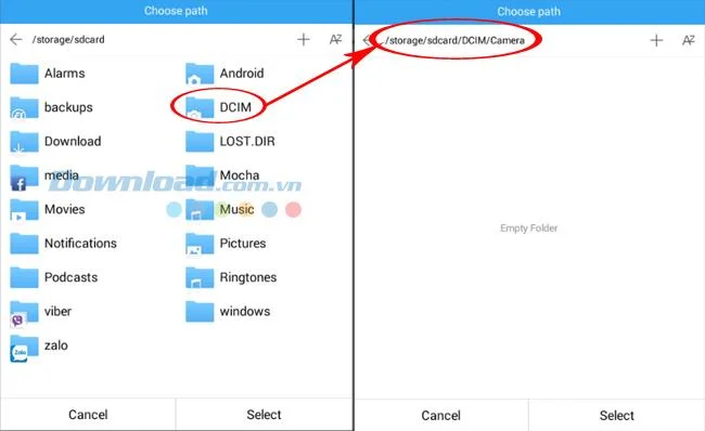 Cómo traer fotos, datos de su computadora a BlueStacks