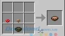 Cómo hacer comida en Minecraft - Guiso de champiñones
