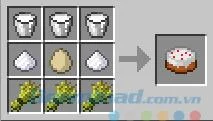 Cómo hacer comida en Minecraft - Pastel