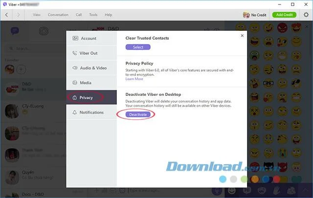 Cómo cerrar sesión en Viber en computadoras y teléfonos
