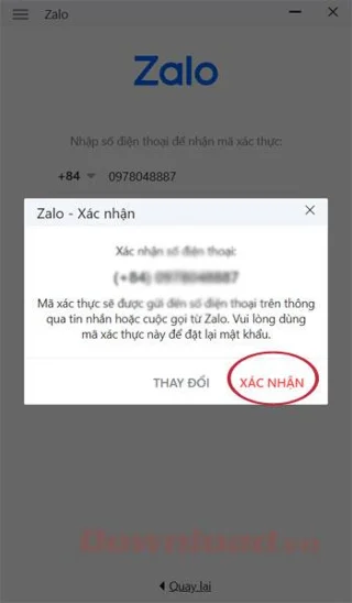 パスワードZaloを最速で取得する方法