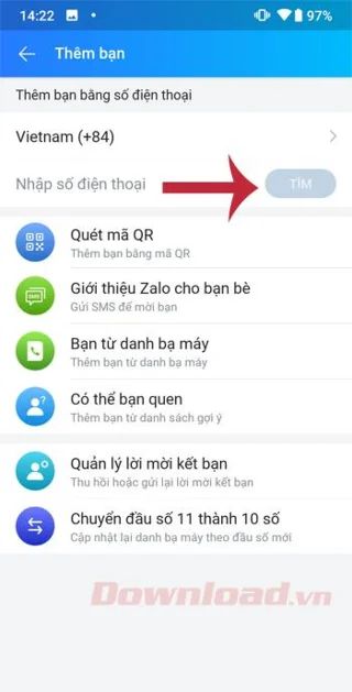 Agregar amigos en Zalo