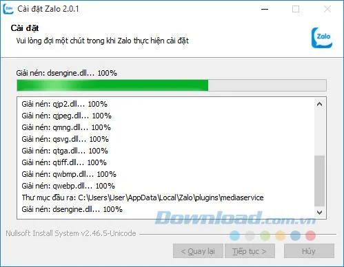 在計算機上安裝Zalo並使用它的說明