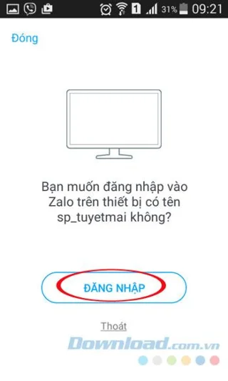 在計算機上安裝Zalo並使用它的說明