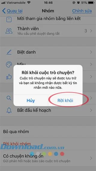 Cómo crear un grupo, dejar un grupo y eliminar un grupo en Messenger