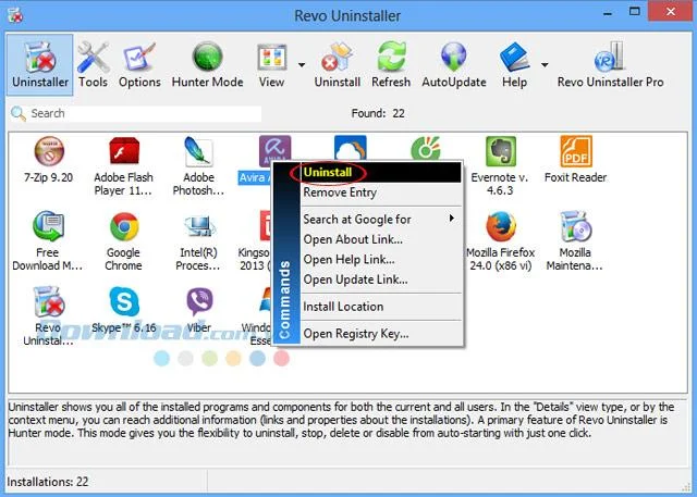 Cómo eliminar completamente el software Avira Free Antivirus