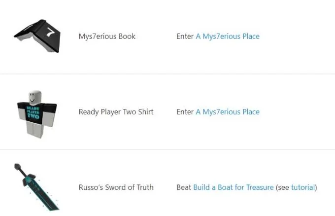 Full list of latest Roblox codes