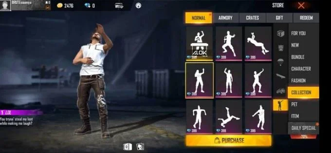 برترین محبوب ترین احساسات در Free Fire