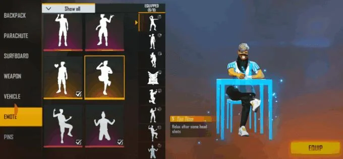 برترین محبوب ترین احساسات در Free Fire