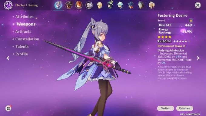 Best Swords Ranking in Genshin Impact
