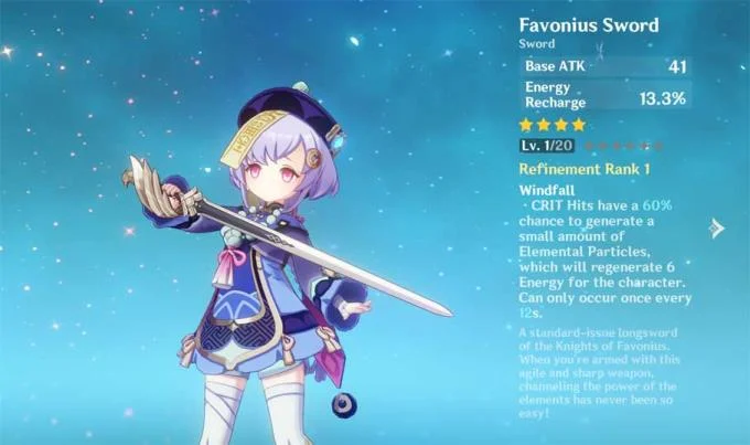 Best Swords Ranking in Genshin Impact