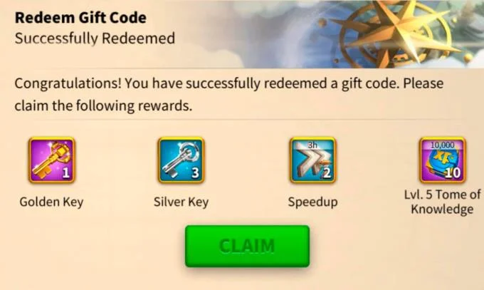 List and how to receive gift codes in Rise of Kingdoms List and how to receive gift codes in Rise of Kingdoms
