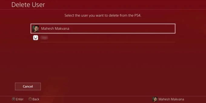 Comment supprimer un compte utilisateur PS4