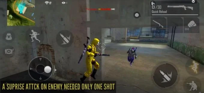Free Fire: نحوه استفاده از اسلحه شکاری حرفه ای